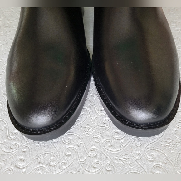 Cole Haan Black Hampshire Leather Ankle Boots women's sz 7.5 - Picture 10 of 12